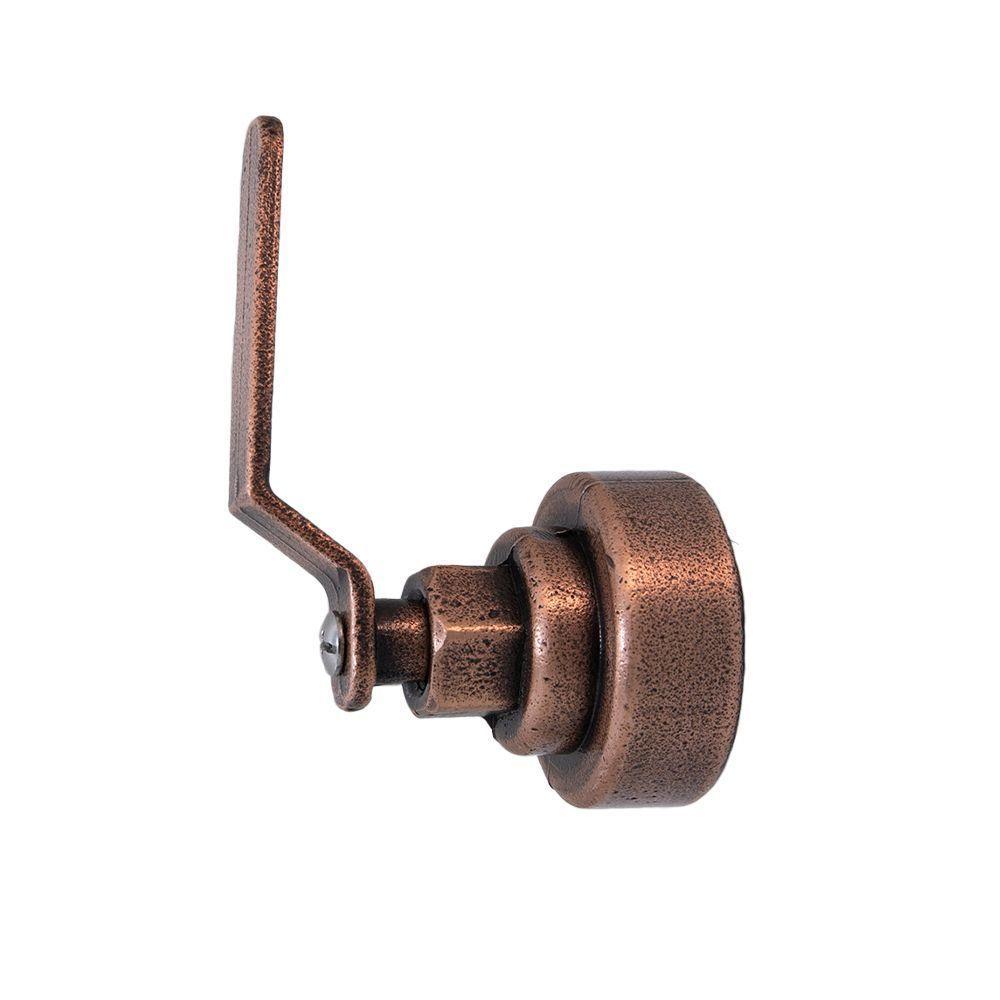 Acabamento Industrial Rustico Registro Pressão Gaveta Cobre Rosé Envelhecido Alavanca Luxo Metal - 4