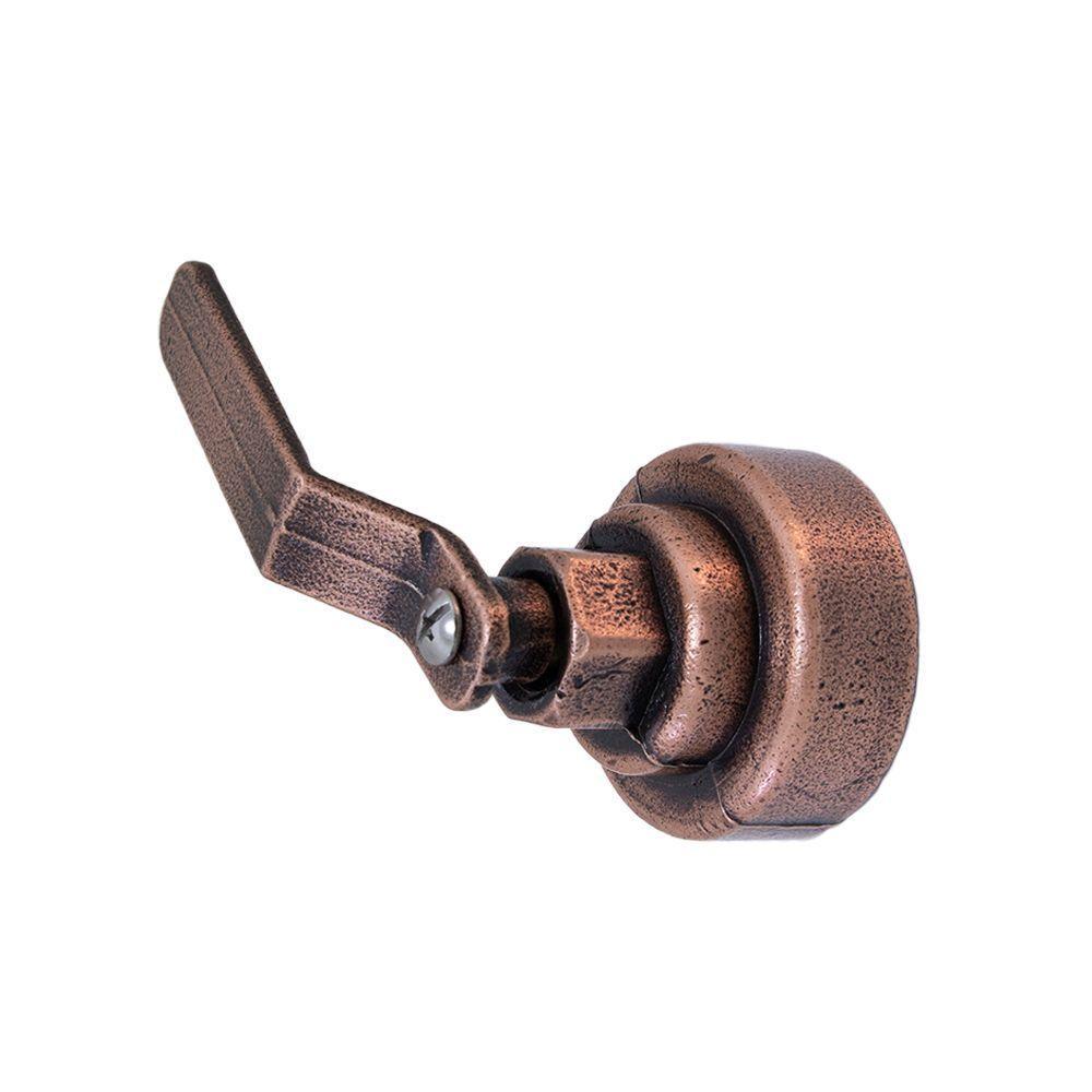 Acabamento Industrial Rustico Registro Pressão Gaveta Cobre Rosé Envelhecido Alavanca Luxo Metal - 6