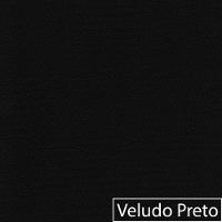 Cabeceira Estofada Egito Spz 160cm Casal Veludo - Amarena Móveis Preto-2237 - 5