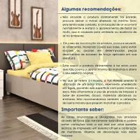 Cama Box Solteiro Mônaco Tcil neve - 6