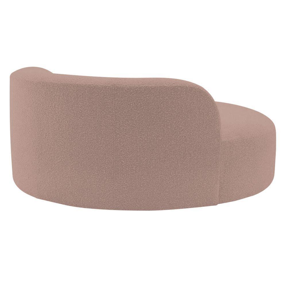 Poltrona Orgânica Chaise Rússia Linho - Doce Sonho Móveis Rosê - 7