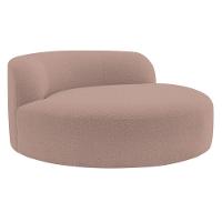 Poltrona Orgânica Chaise Rússia Linho - Doce Sonho Móveis Rosê - 1