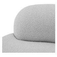 Poltrona Orgânica Chaise Rússia Linho - Doce Sonho Móveis Cinza Claro