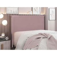 Cabeceira Estofada Nápoles 140cm Casal Veludo Lilás - 2