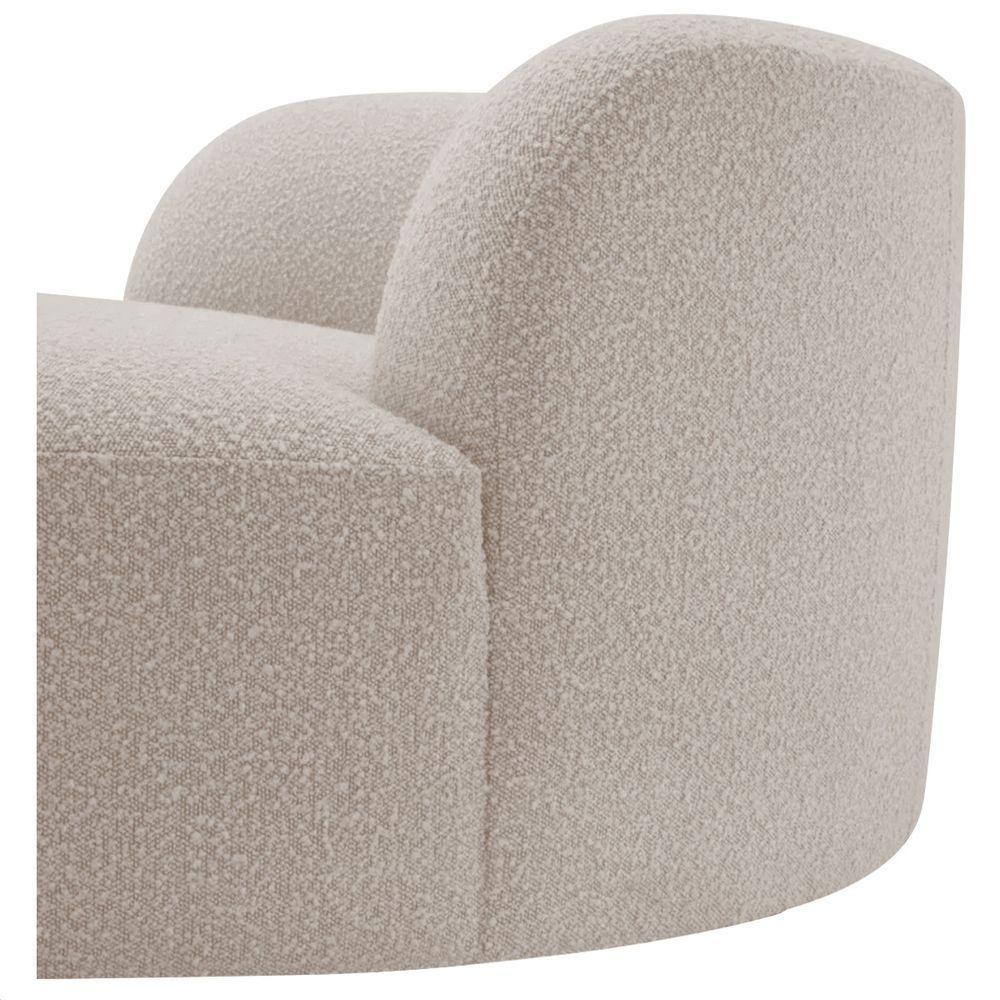 Poltrona Orgânica Chaise Rússia Linho - Doce Sonho Móveis Bege - 5