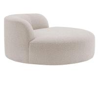 Poltrona Orgânica Chaise Rússia Linho - Doce Sonho Móveis Bege - 2