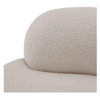 Poltrona Orgânica Chaise Rússia Linho - Doce Sonho Móveis Bege