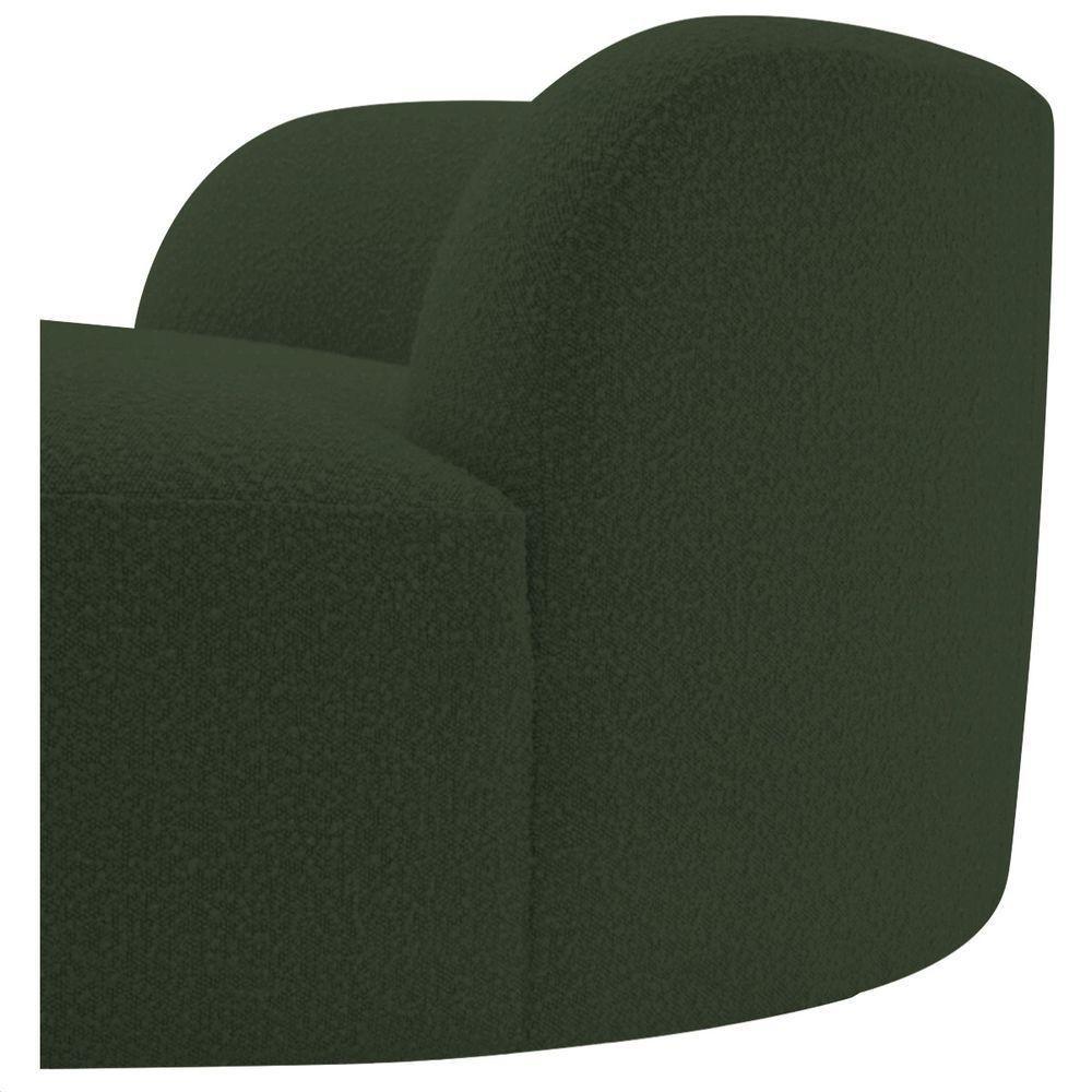 Poltrona Orgânica Chaise Rússia Linho - Doce Sonho Móveis Verde - 10
