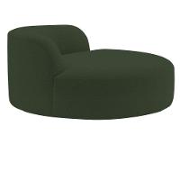 Poltrona Orgânica Chaise Rússia Linho - Doce Sonho Móveis Verde - 6