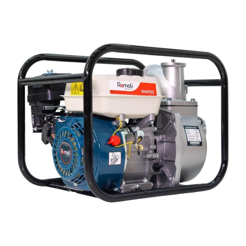 Motobomba Gasolina 6,5hp Autoescorvante 3x3 Remoli Rsp33 Vazão Máx 60 M³-h - 3