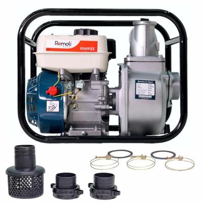 Motobomba Gasolina 6,5hp Autoescorvante 3x3 Remoli Rsp33 Vazão Máx 60 M³-h