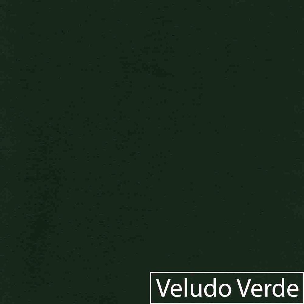 Cabeceira Estofada Egito Spz 160cm Casal Veludo - Amarena Móveis Verde-2235 - 5