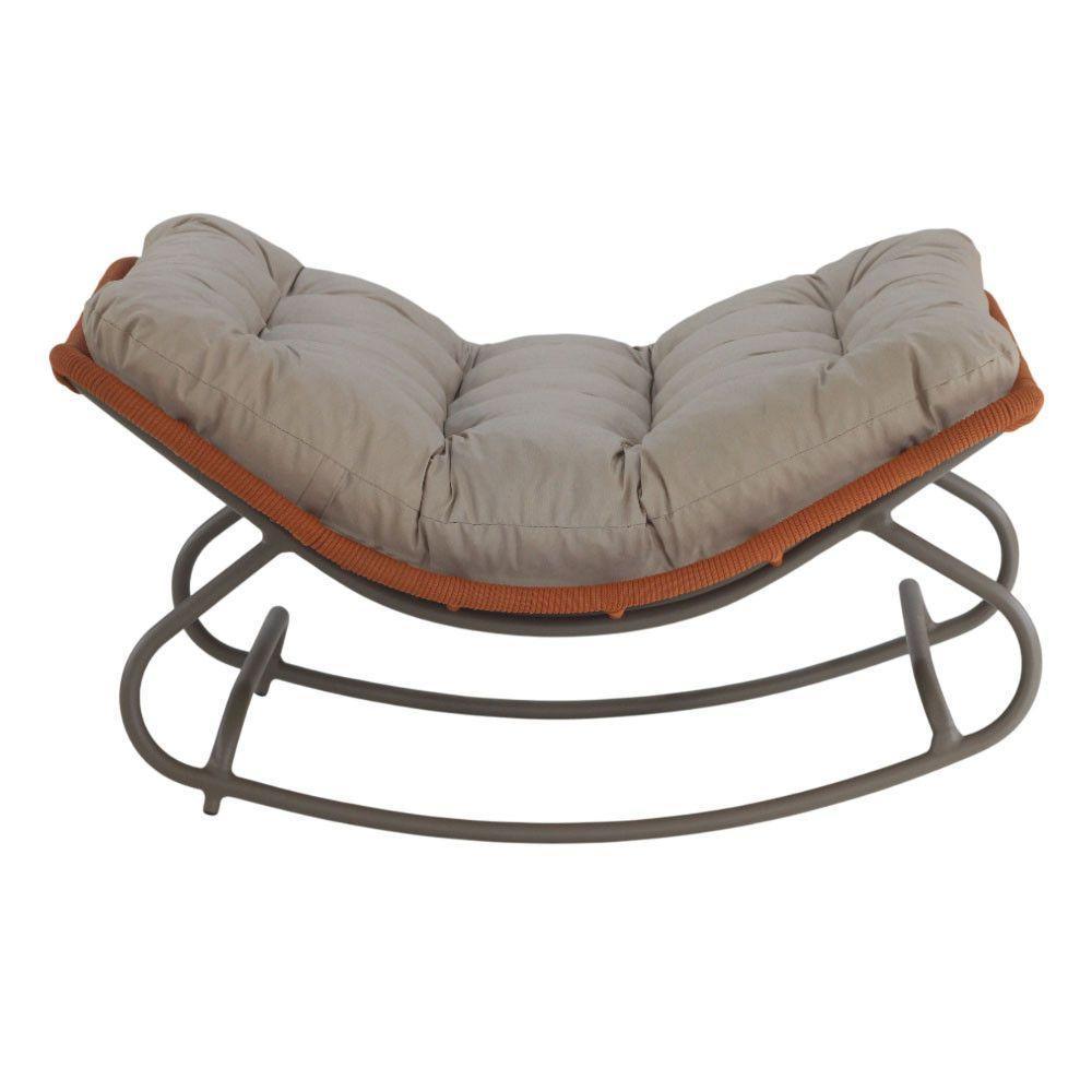 2 Poltronas Balanço Vienacorda Náutica Trama Original Terra Cota - 3