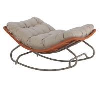 2 Poltronas Balanço Vienacorda Náutica Trama Original Terra Cota - 2