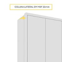 Roupeiro Fortuna 6 Portas Tcil Neve - 5