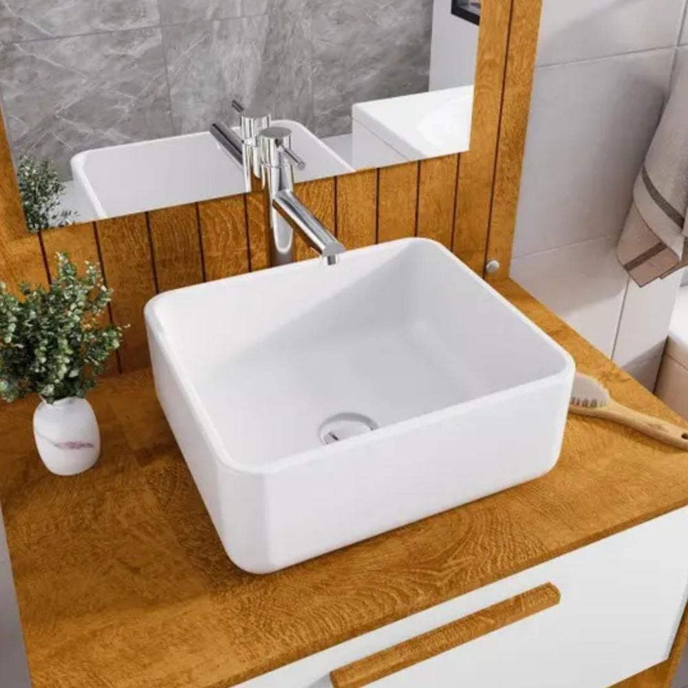 Kit Para Banheiro Espelho Ribeiro Pérola - 2