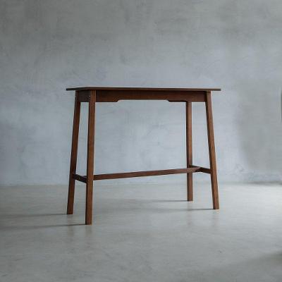 Mesa Bancada Moema Em Madeira Verniz Castanho