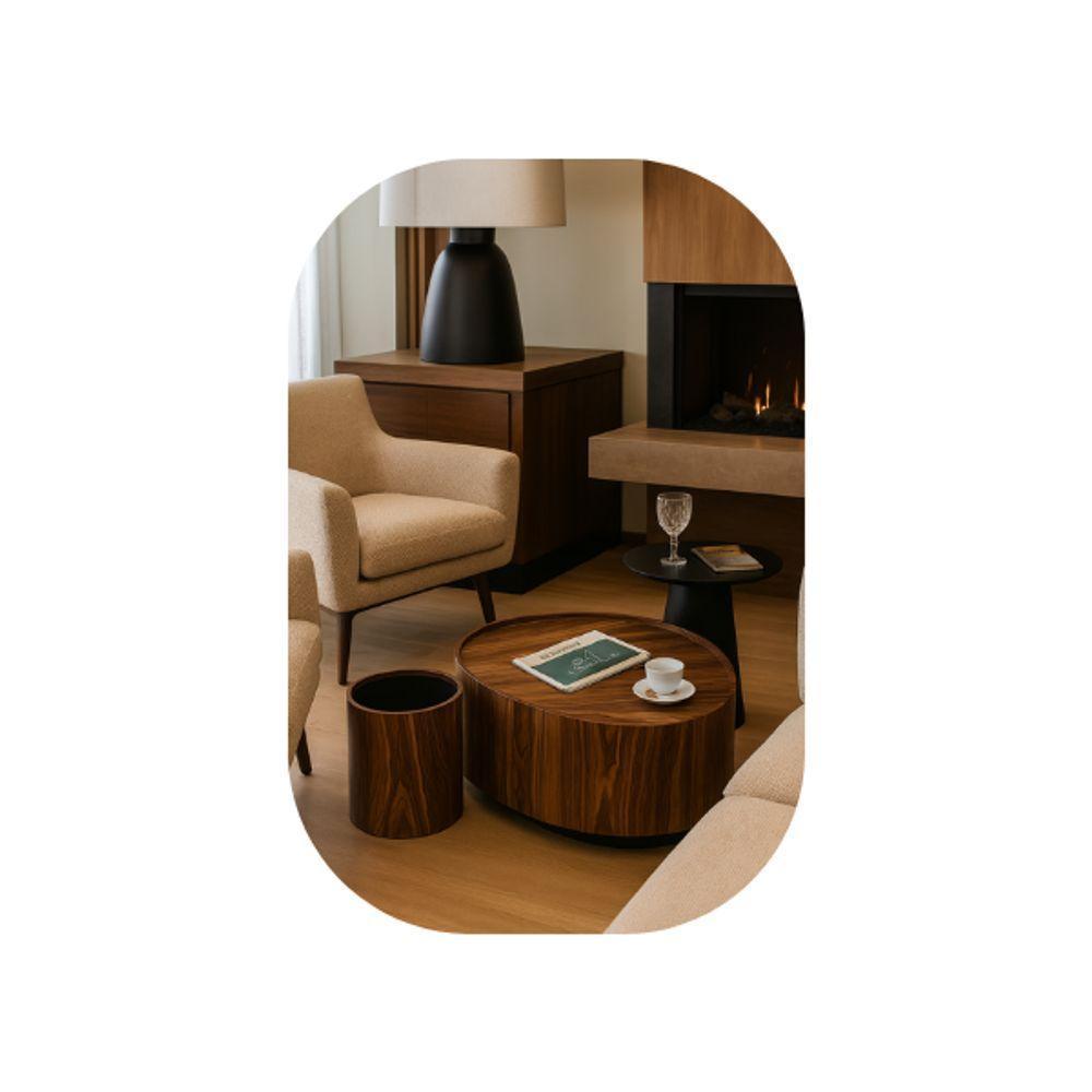 Conjunto Mesas De Centro Orgânica Alicaia - 4