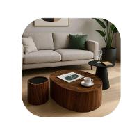 Conjunto Mesas De Centro Orgânica Alicaia - 2