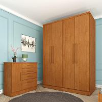 Roupeiro Amsterdam 4 Portas Tcil Cinamomo - 1