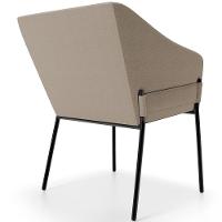 Kit 3 Cadeiras Para Sala De Jantar Estar Living Olívia L02 Bouclê Bege - Lyam Decor - 7