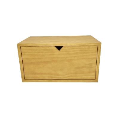 Nicho Com Porta Para Estante Pipa Em Madeira Mel