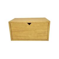 Nicho Com Porta Para Estante Pipa Em Madeira Mel - 1