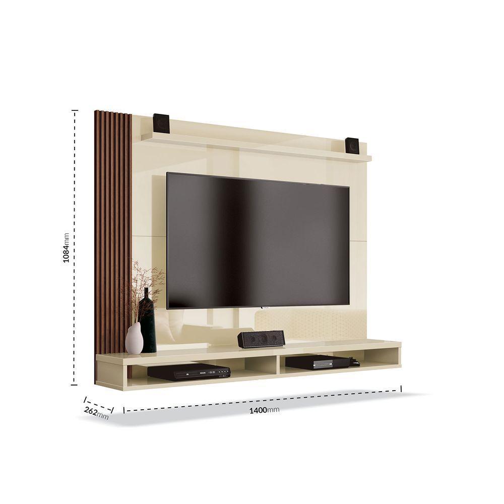 Painel Dijon - Móveisaqui Cor Off White Com Naturale - 3