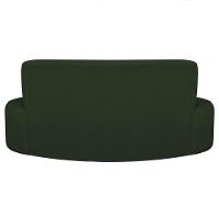 Kit Recamier Curvo Amsterdã 200cm E Poltrona Amore Luxo Linho Cor Verde - 8