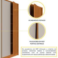 Roupeiro Barcelona Ripado 6 Portas Tcil Cinamomo-off - 5