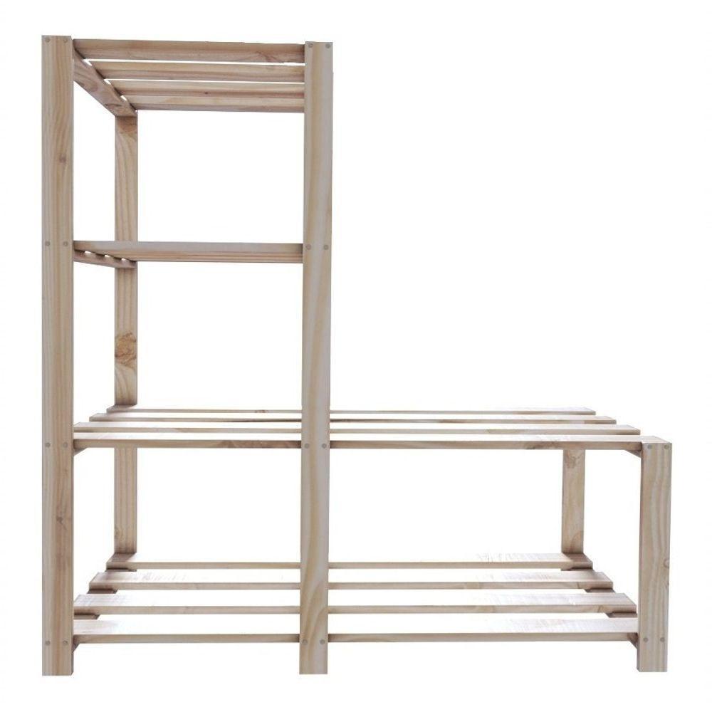 Armário Para Lavanderia Retro P/Área Serviço Móveis De Madeira - 2