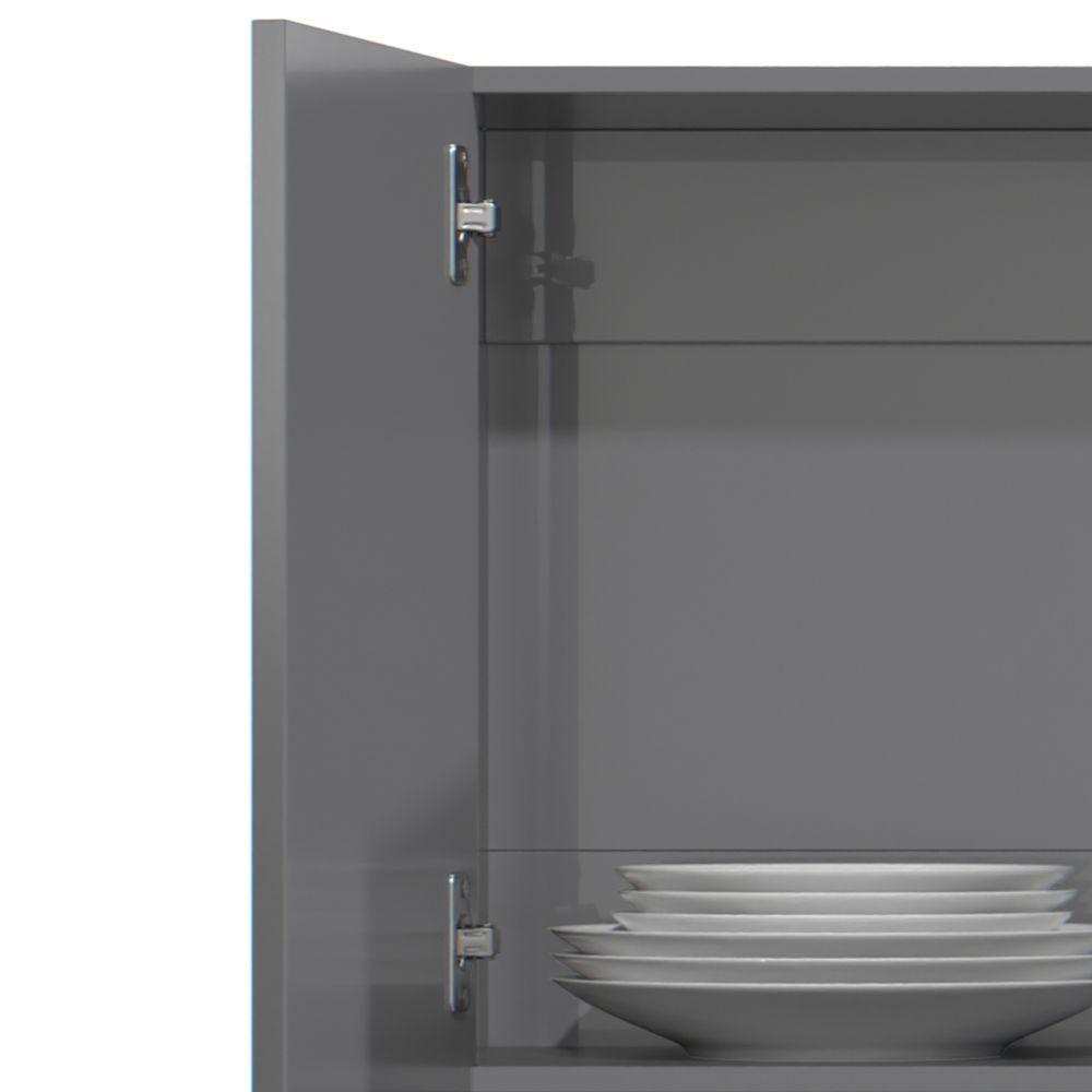 Armario De Cozinha Milão Cinza - 3