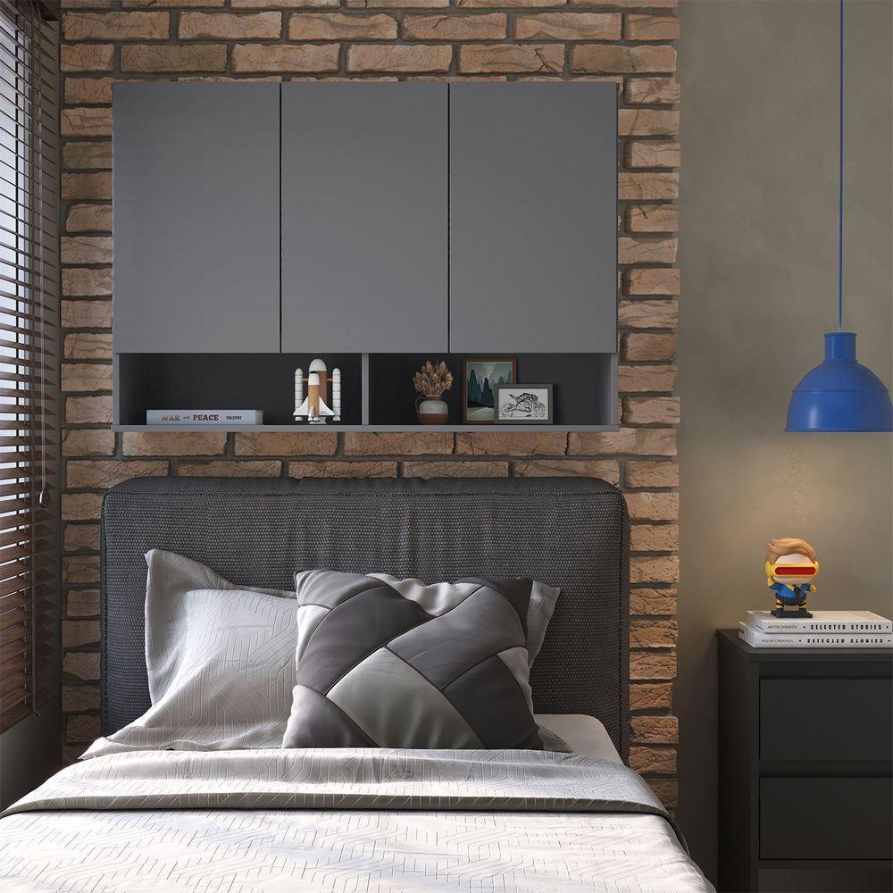 Armario De Cozinha Milão Cinza - 5