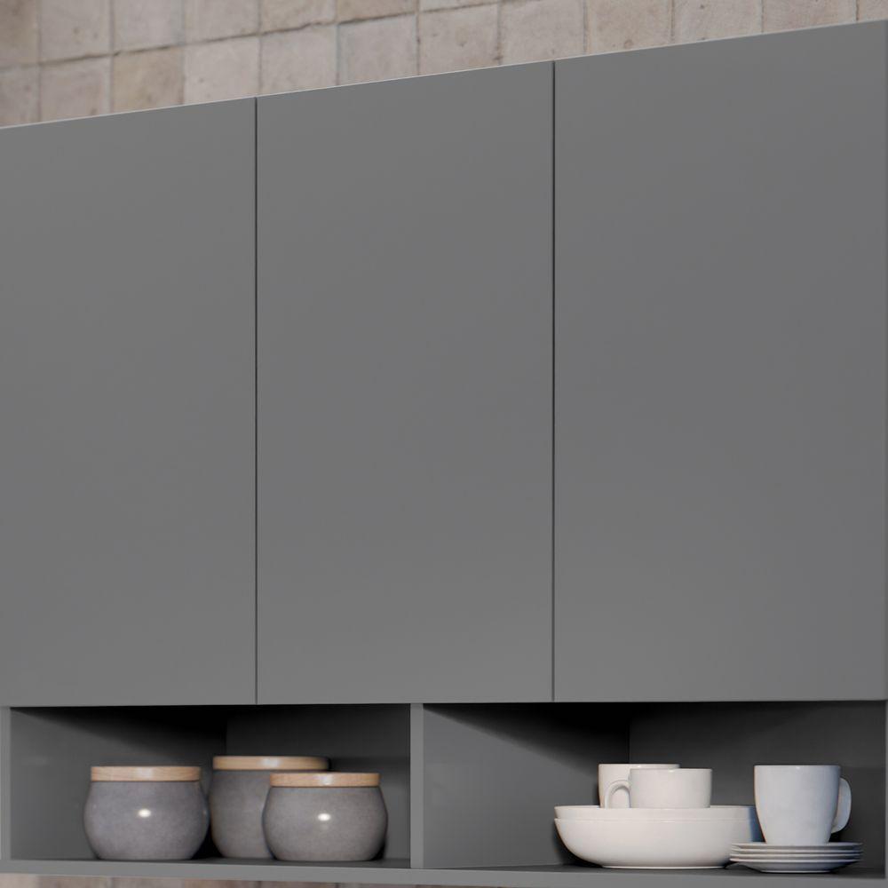 Armario De Cozinha Milão Cinza - 6
