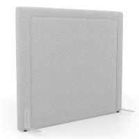 Cabeceira Cama Box Casal Padrão Alba 140cm Com Frame Bouclé Cinza Claro - Desk Design - 1