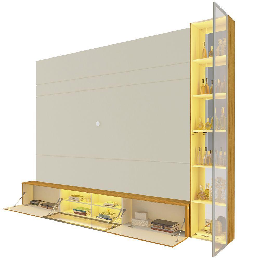 Home Luminare Reflecta 255 1 Torre Para Tvs De Até 85 Polegadas Off White Naturale - Gelius - 8