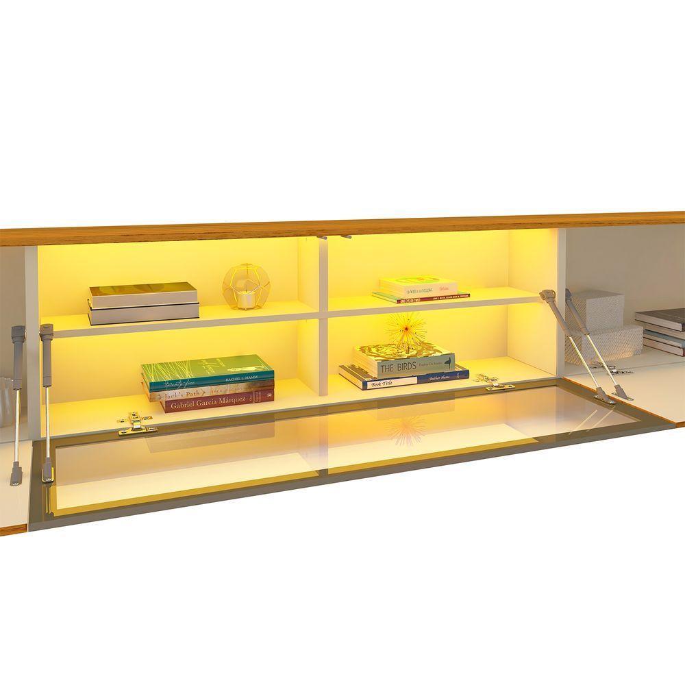 Home Luminare Reflecta 255 1 Torre Para Tvs De Até 85 Polegadas Off White Naturale - Gelius - 9