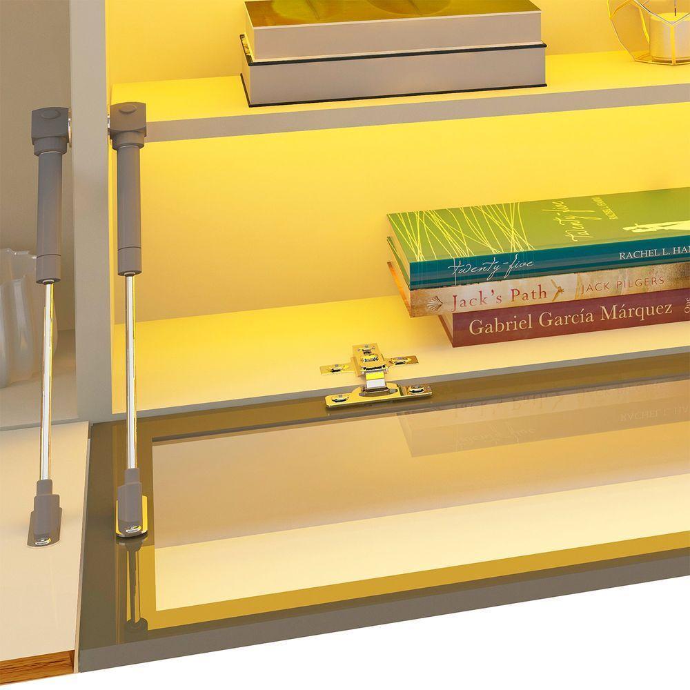 Home Luminare Reflecta 255 1 Torre Para Tvs De Até 85 Polegadas Off White Naturale - Gelius - 10