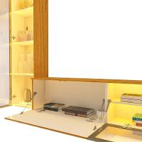 Home Luminare Reflecta 255 1 Torre Para Tvs De Até 85 Polegadas Off White Naturale - Gelius - 2