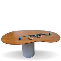 Mesa Organica Bean Laca+freijo 2.44x1.37cm - 4