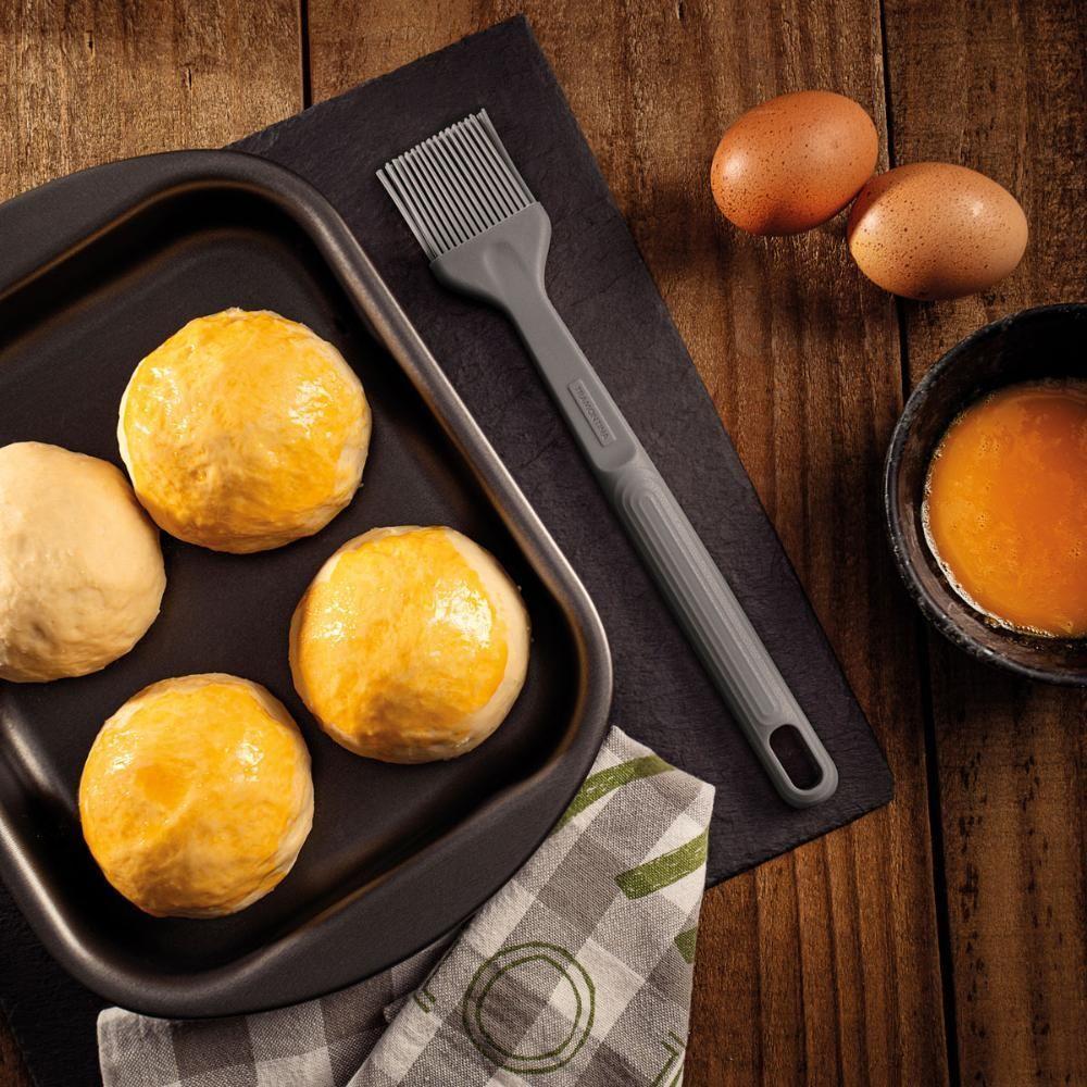 Pincel Culinário De Silicone Cinza Para Confeitaria E Untar - Tramontina 25858160 - 7