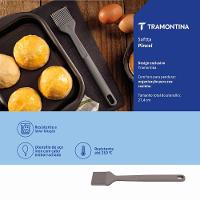 Pincel Culinário De Silicone Cinza Para Confeitaria E Untar - Tramontina 25858160