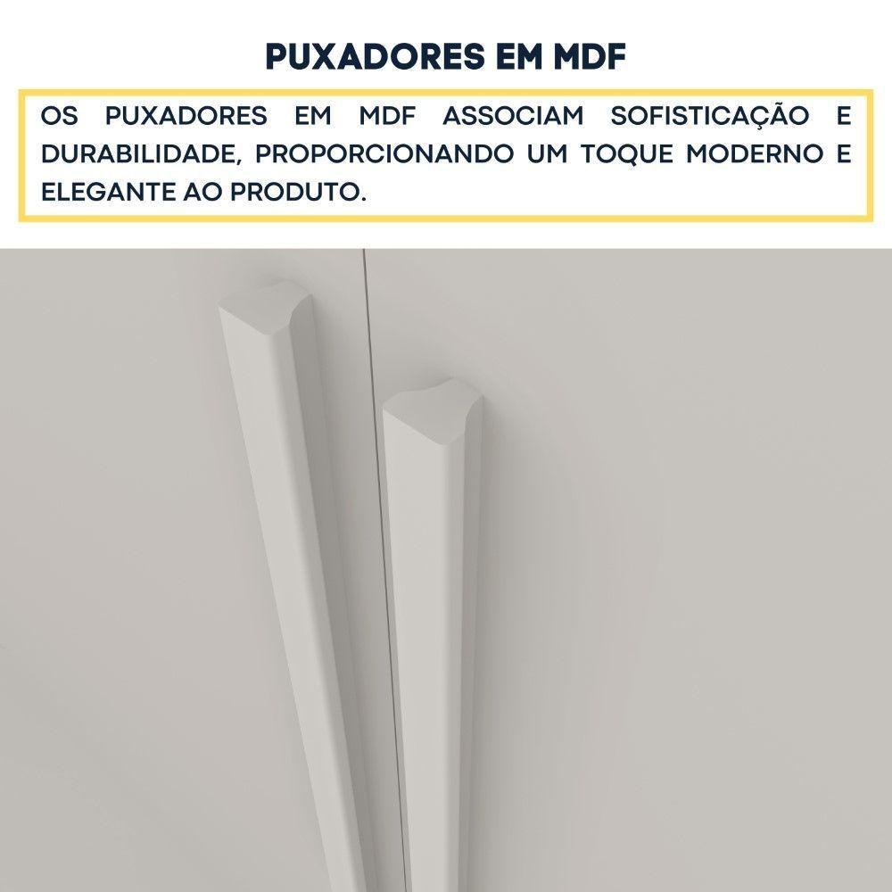 Roupeiro Lagos 6 Portas Tcil Neve - 5