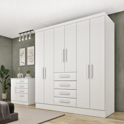 Roupeiro Arizona 6 Portas Tcil Neve