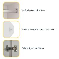 Roupeiro Arizona 6 Portas Tcil Neve - 6