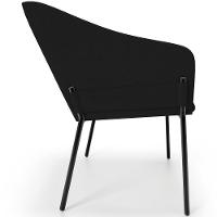 Kit 4 Cadeiras Para Sala De Jantar Estar Living Olívia L02 Bouclê Preto - Lyam Decor - 6