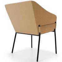 Kit 4 Cadeiras Para Sala De Jantar Estar Living Olívia L02 Bouclê Mostarda - Lyam Decor - 7