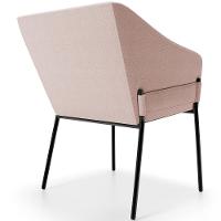 Kit 3 Cadeiras Para Sala De Jantar Estar Living Olívia L02 Bouclê Rosê - Lyam Decor - 7