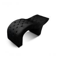 Maca Para Estética Facial Estofada Capitonê Veludo Preto - Combo Stock - 2