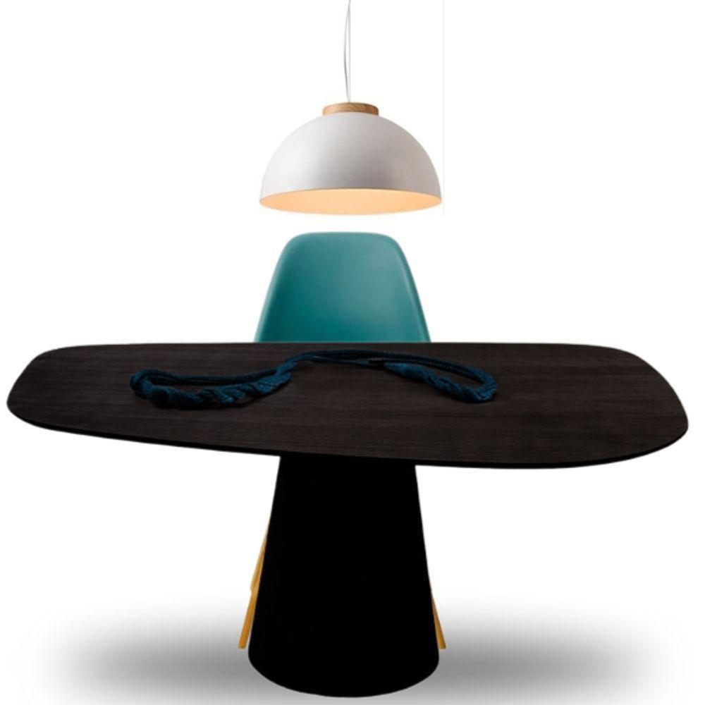 Mesa Oval Organica Flower 2.44x1;37cm Em Ebano - 3